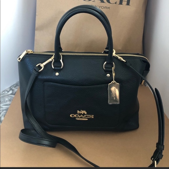 coach large emma satchel